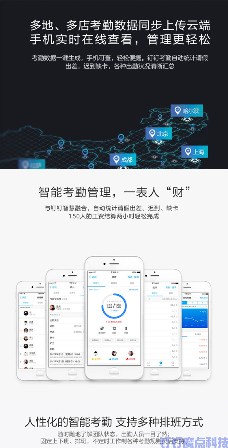 钉钉M1X考勤机(图10)