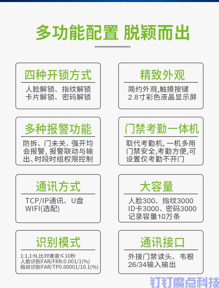 ifaceNX720刷脸刷卡门禁机(图3)