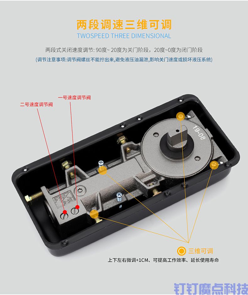 地弹簧玻璃门(图12)